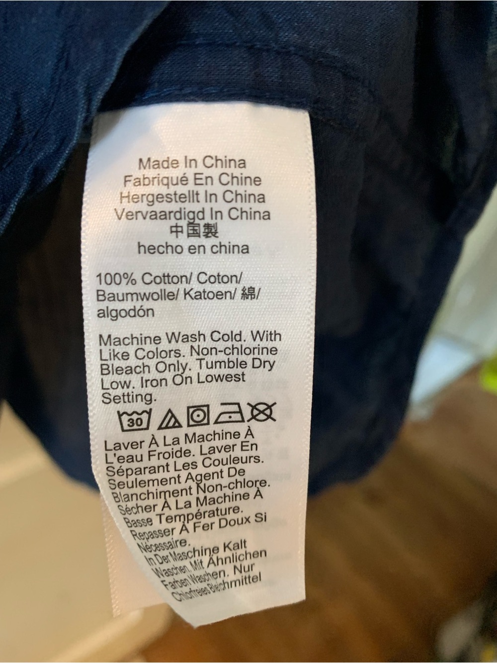J.Crew Western Shirt in Indigo Cotton Voile - Picture 3 of 3